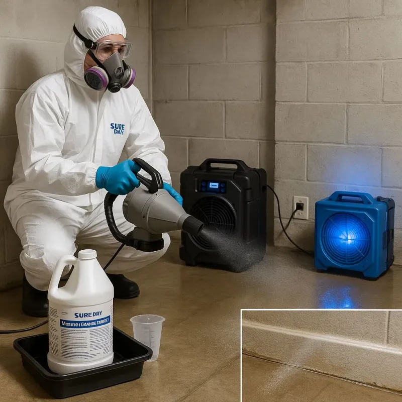 Sanitization and Odor Removal process in Essex Fells, NJ