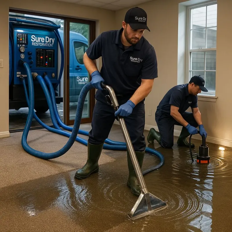 Water Extraction and Removal process in Essex Fells, NJ